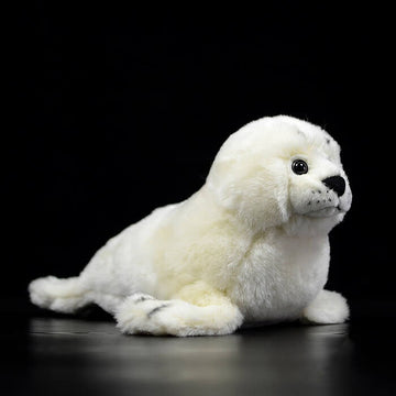 Realistic Harp Seal Stuffed Animal Plush Toy